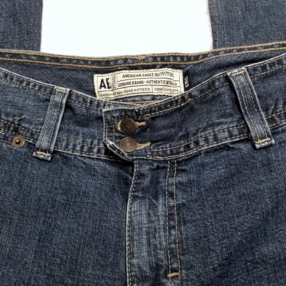 American Eagle 100% cotton denim boot cut jeans - Picture 4 of 7